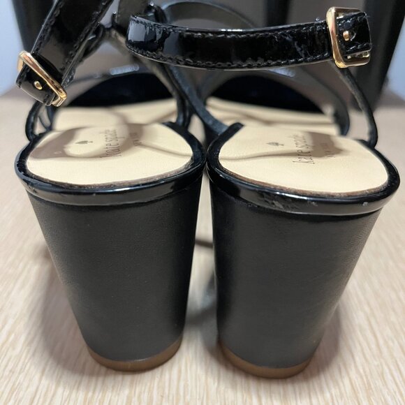 EUC KATE SPADE New York slingback in patent black (8) - Picture 5 of 9